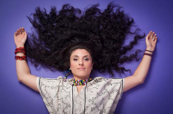 photo femme en studio